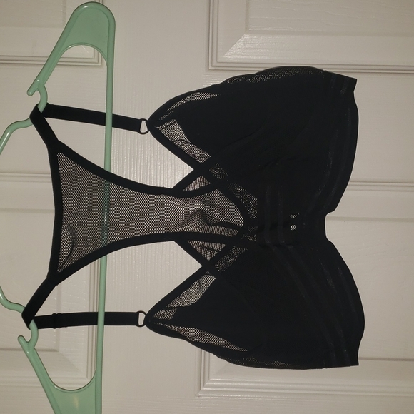 Target Black Mesh Bralette Sports Bra - Picture 3 of 3